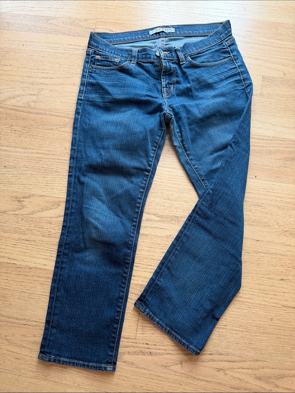 J Brand Women’s Dark Blue Straight-Leg Jeans